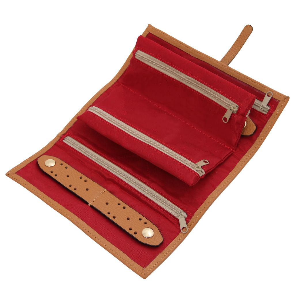 Tuscany Leather Soft Leather Jewellery Case Smyckesförvaring #Färg_Cognac