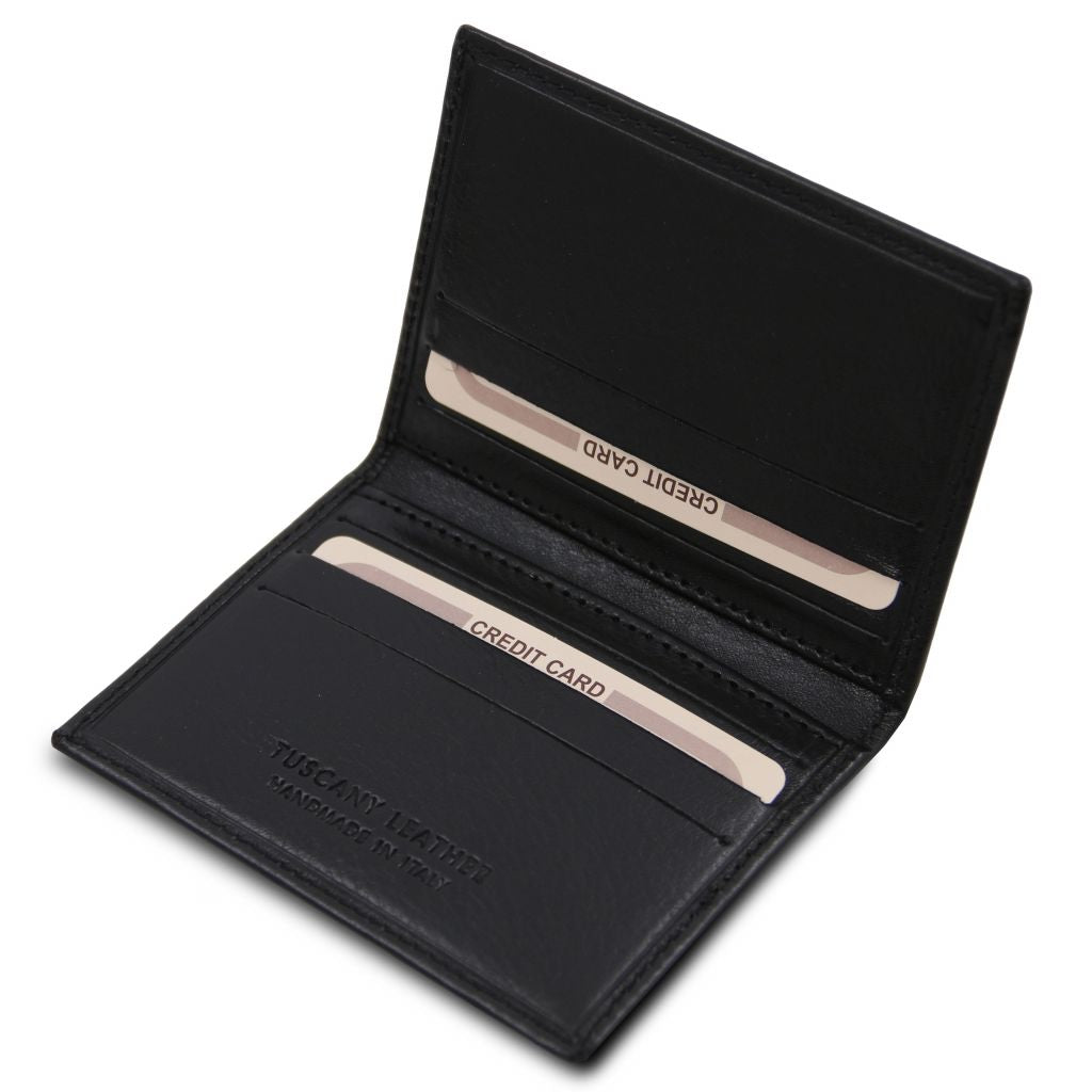 Tuscany Leather Exclusive Korthållare #Färg_Svart