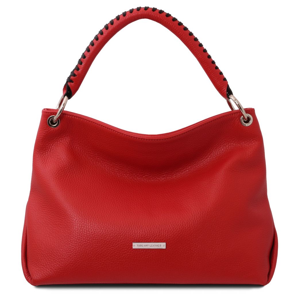 Tuscany Leather TL Bag Handväska #Färg_Läppstift Rött
