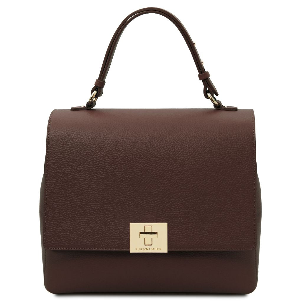 Tuscany Leather Silene Handväska #Färg_Kaffe