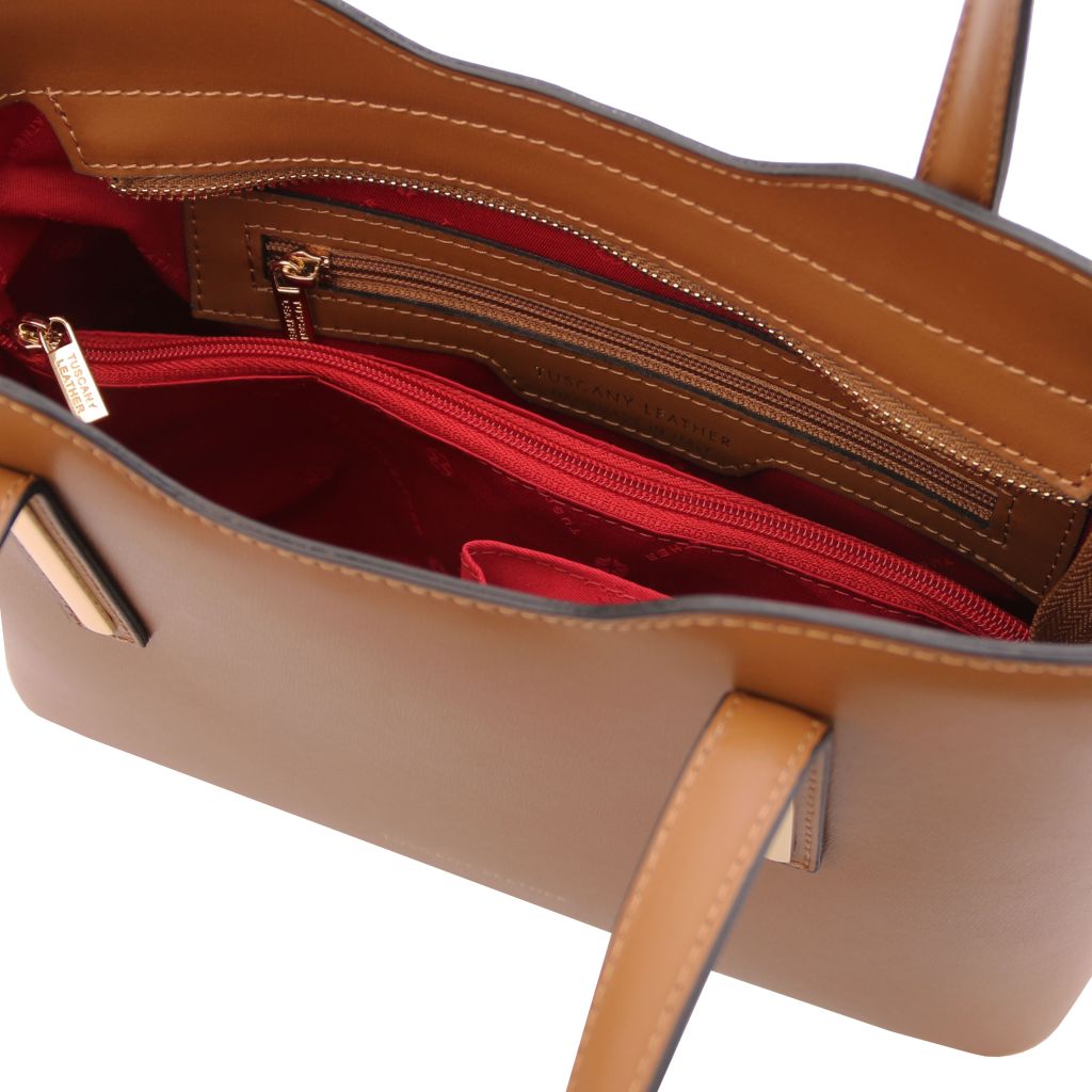 Tuscany Leather Olimpia Handväska #Färg_Cognac