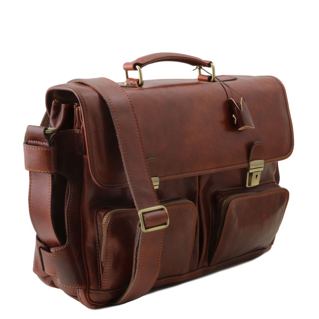 Tuscany Leather Ventimiglia Portfölj #Färg_Brun