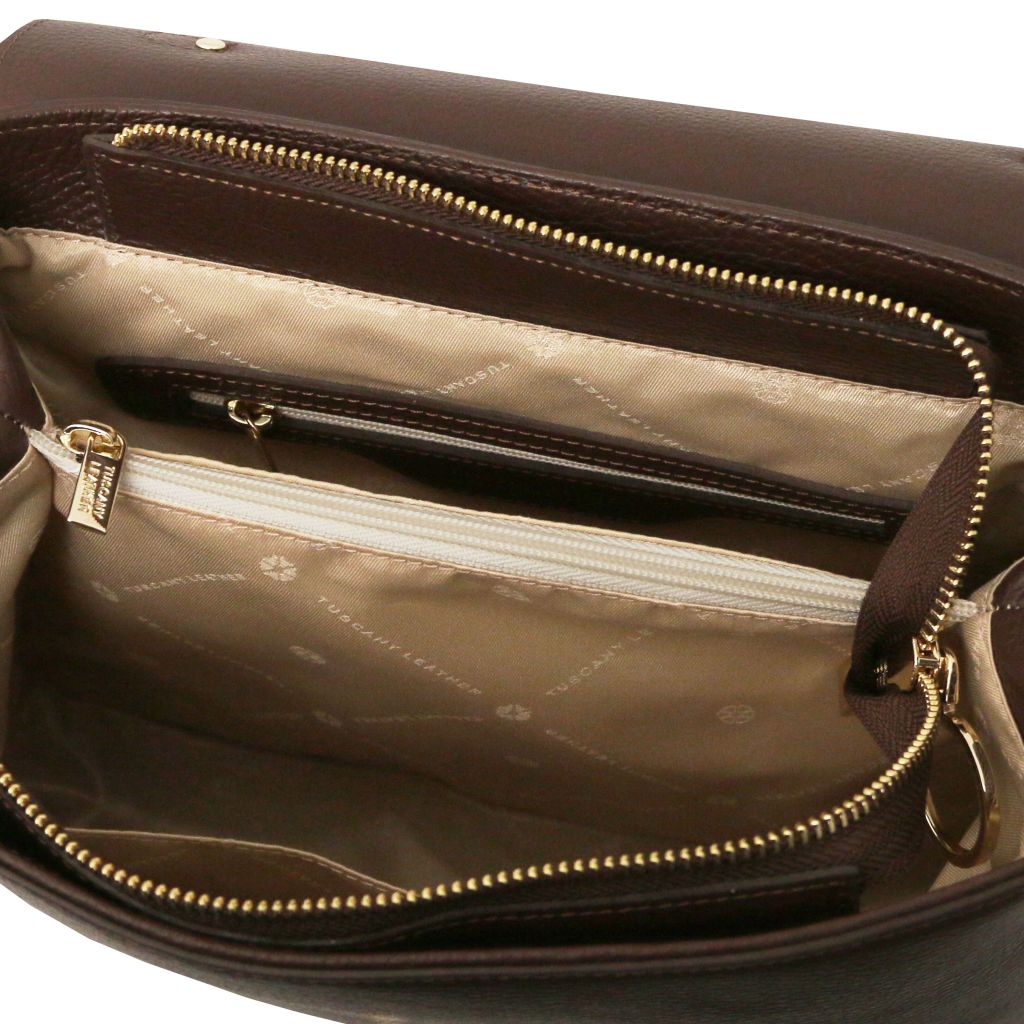 Tuscany Leather Silene Handväska #Färg_Kaffe