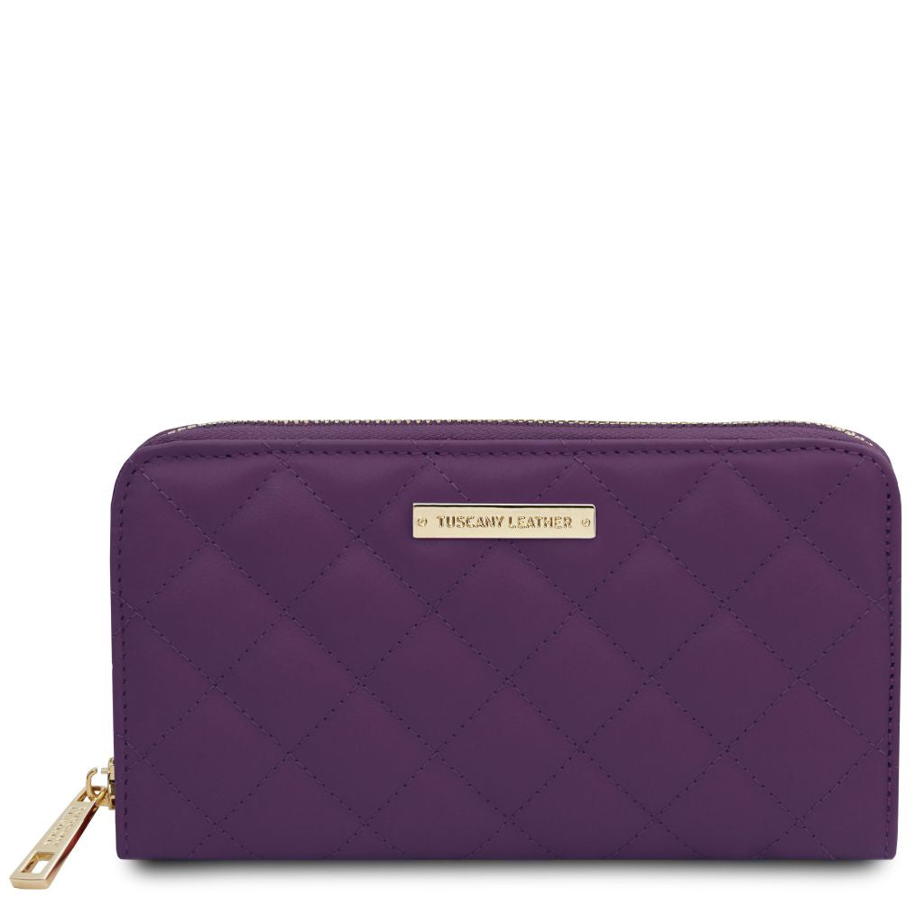 Tuscany Leather Penelope Plånbok #Färg_Lila