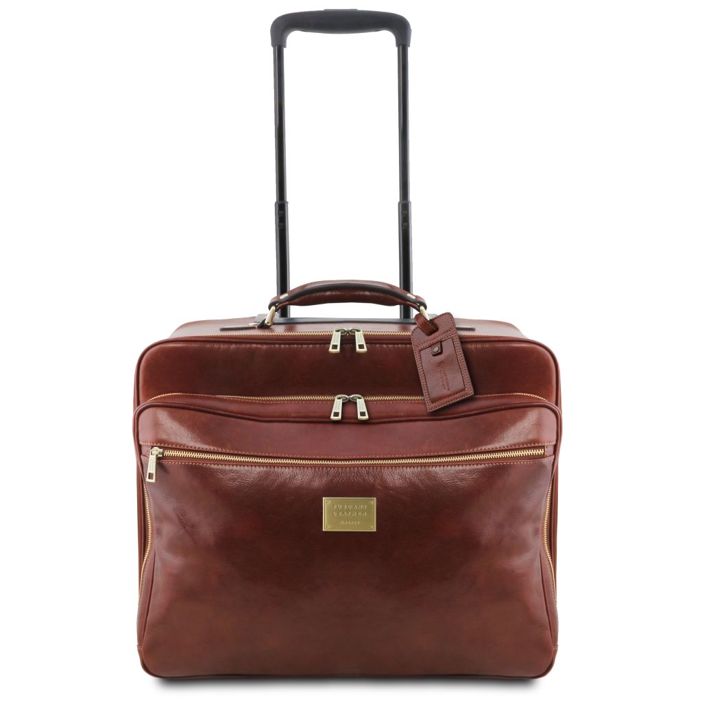 Tuscany Leather Varsavia Pilotväska #Färg_Cognac