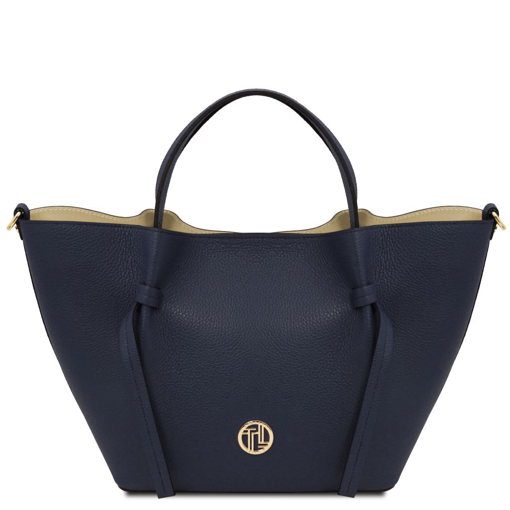 Tuscany Leather Legame L Handväska #Färg_Mörkblå