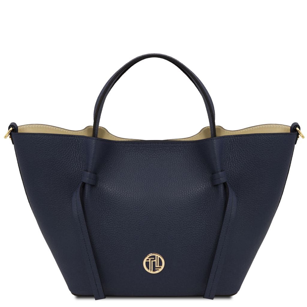 Tuscany Leather Legame L Handväska #Färg_Mörkblå