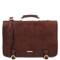 Tuscany Leather Ancona Datorväska #Färg_Brun