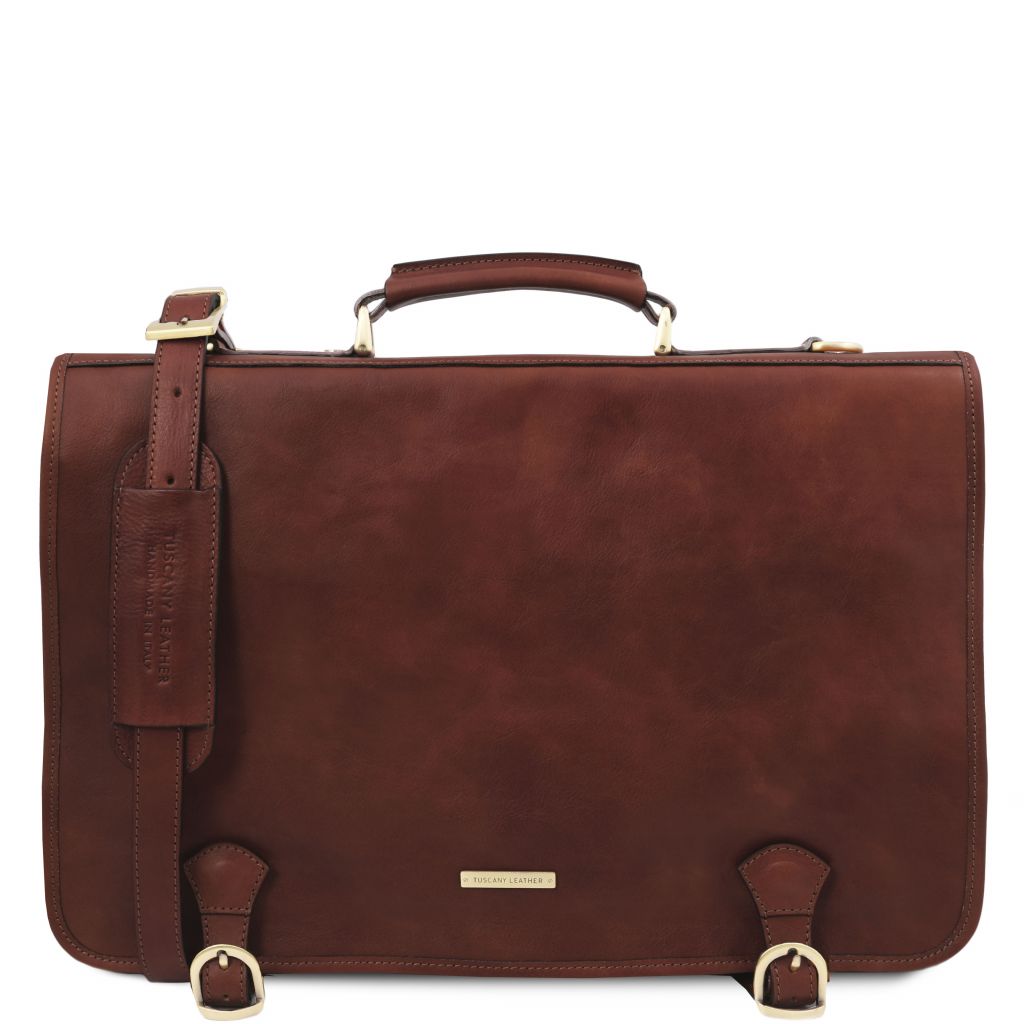 Tuscany Leather Ancona Datorväska #Färg_Brun