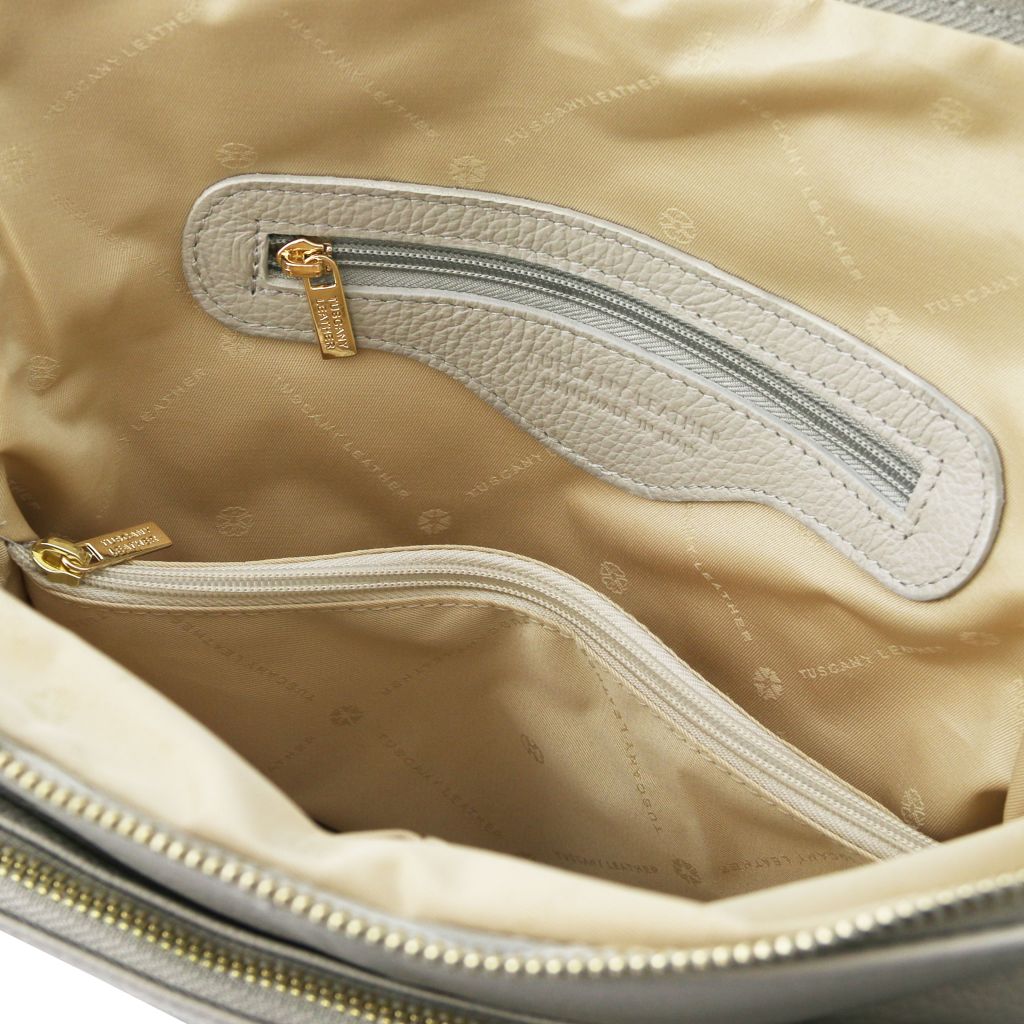 Tuscany Leather TL Bag Ryggsäck #Färg_Ljusgrå
