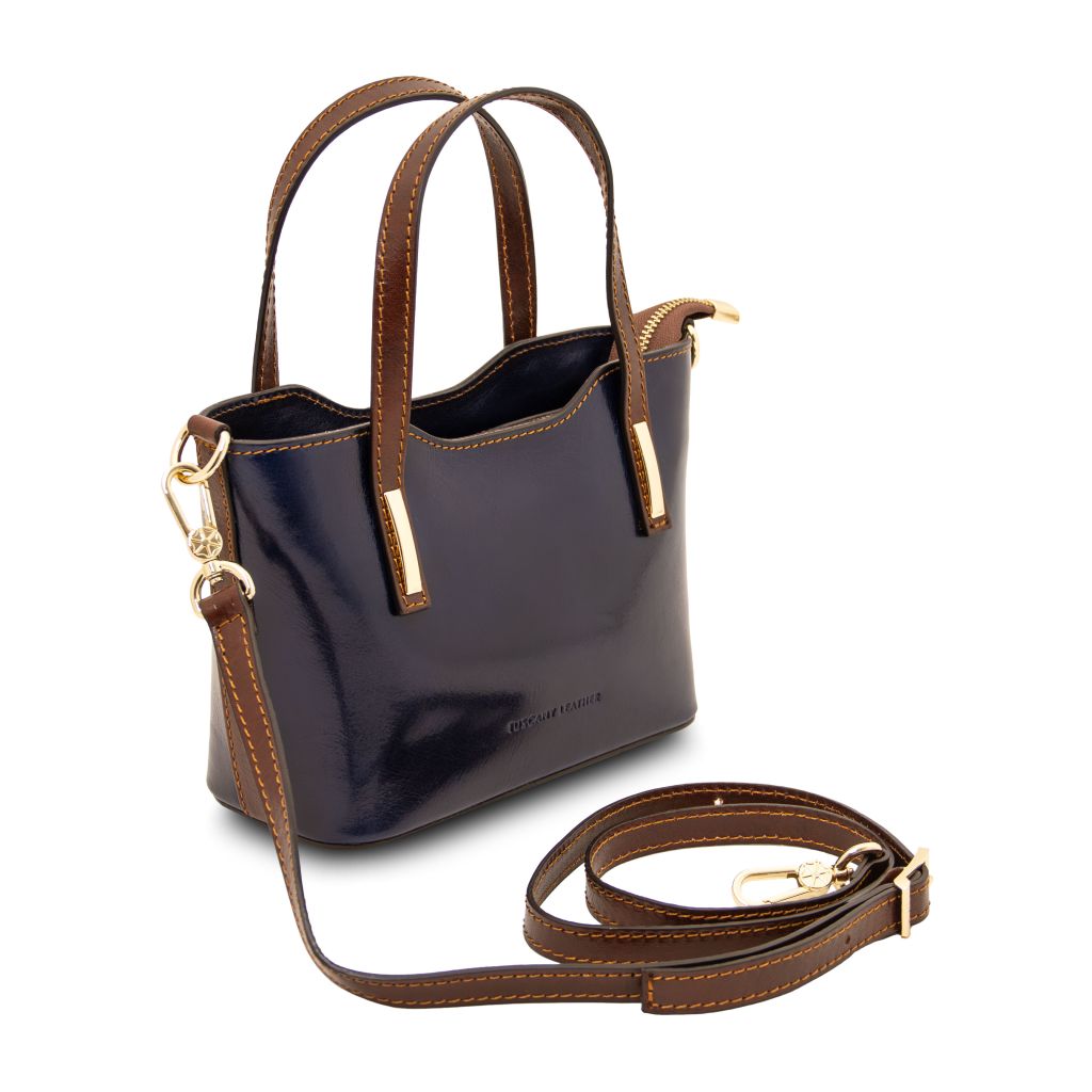 Tuscany Leather Amelia Handväska #Färg_Mörkblå