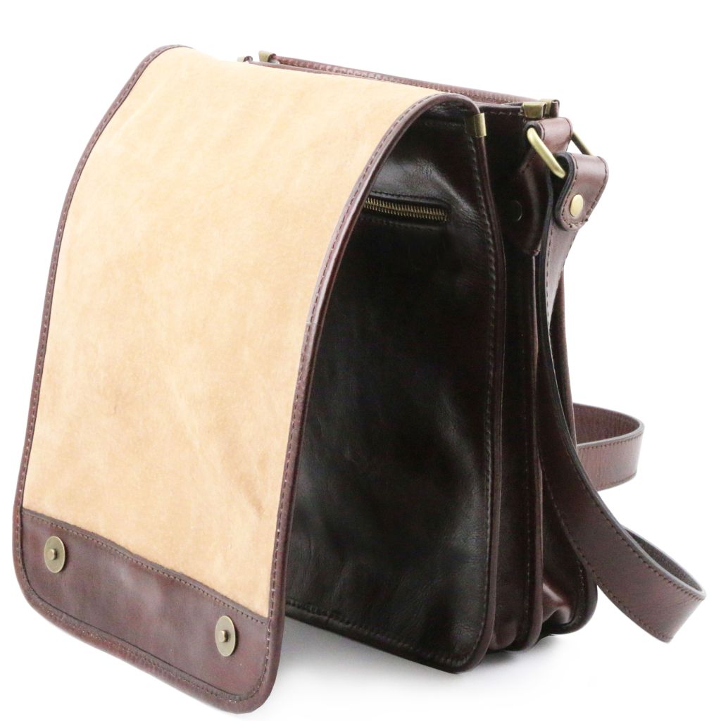 Tuscany Leather TL Messenger Axelremsväska #Färg_Brun