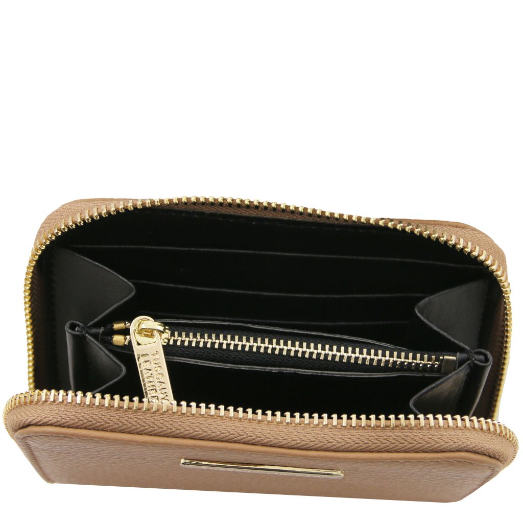 Tuscany Leather Kore Plånbok #Färg_Taupe