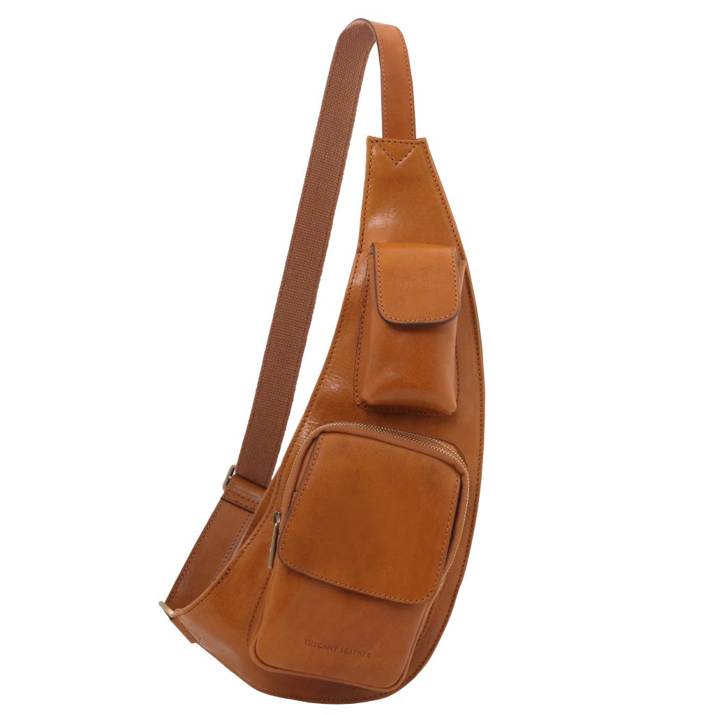 Tuscany Leather Crossover Slingväska #Färg_Honung