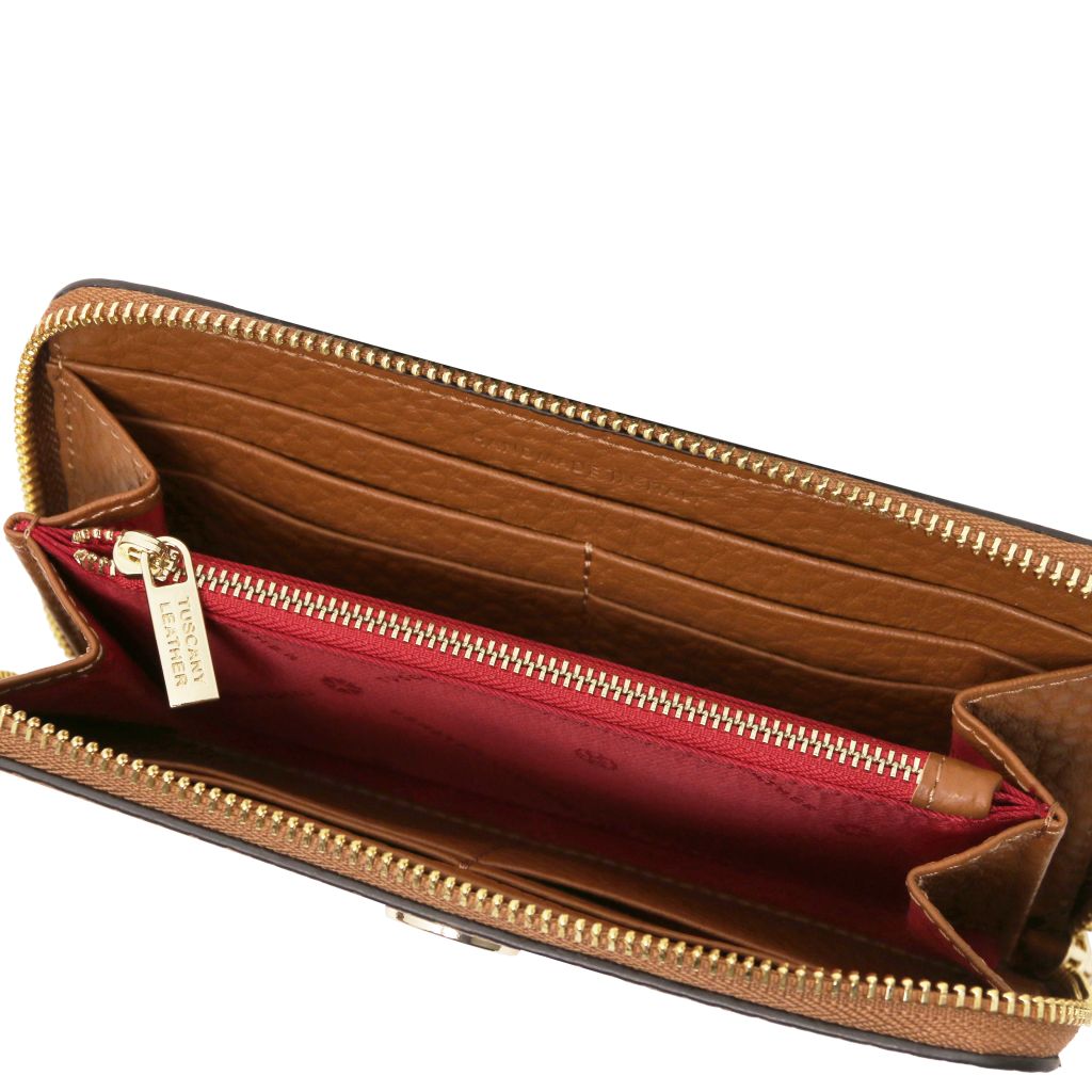 Tuscany Leather Financier Plånbok #Färg_Cognac