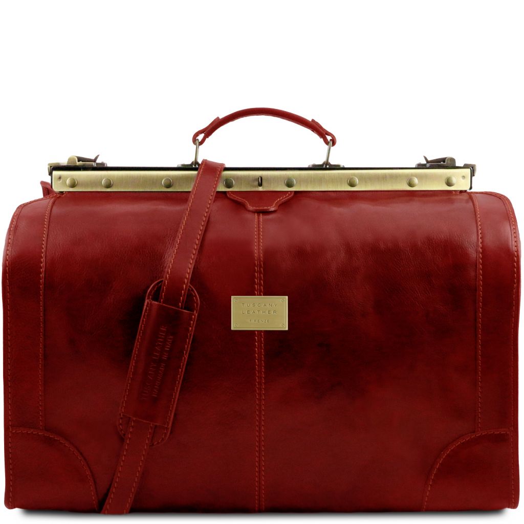 Tuscany Leather Madrid L Weekendväska #Färg_Röd