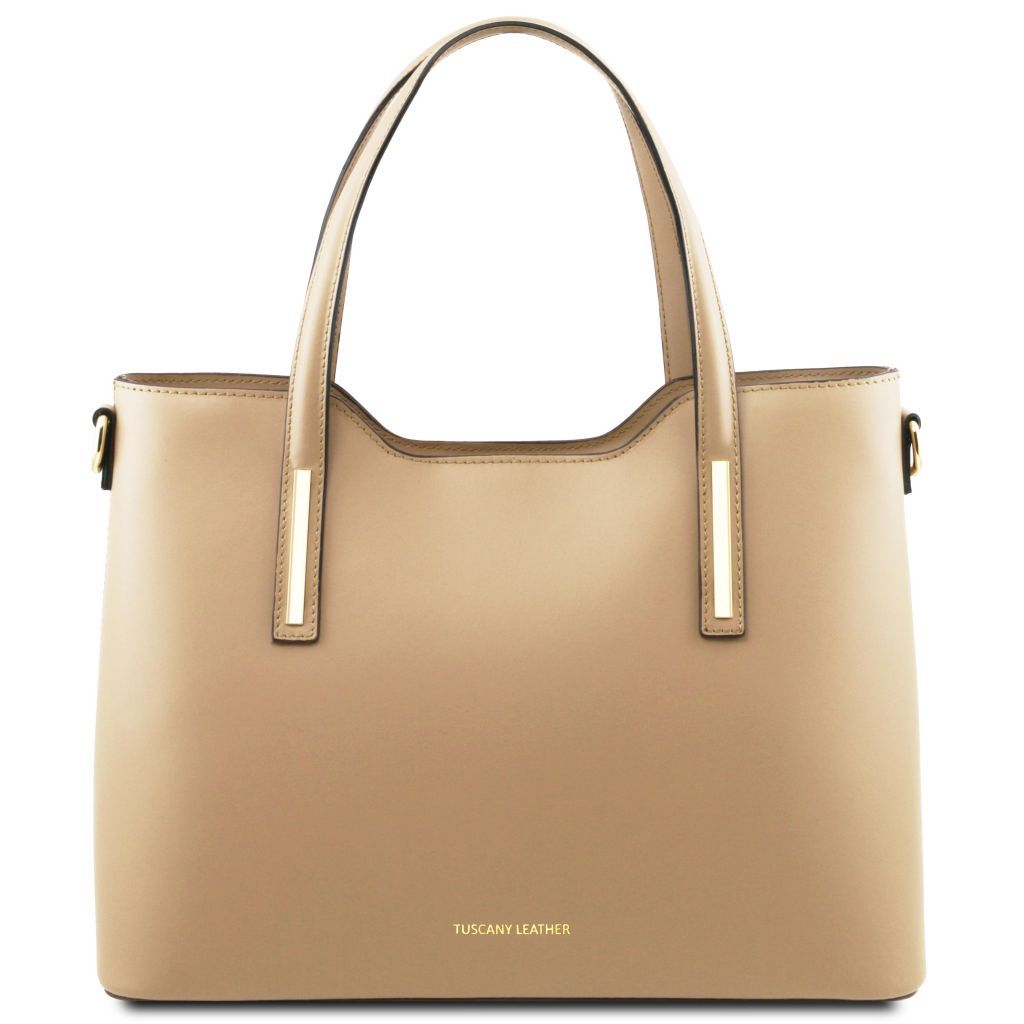 Tuscany Leather Olimpia Handväska #Färg_Champagne