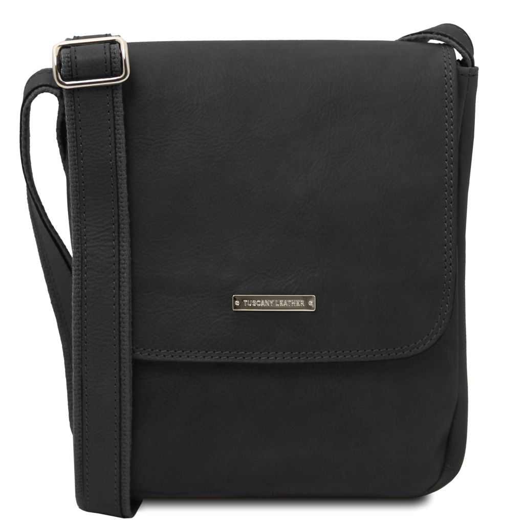 Tuscany Leather John Axelremsväska #Färg_Svart