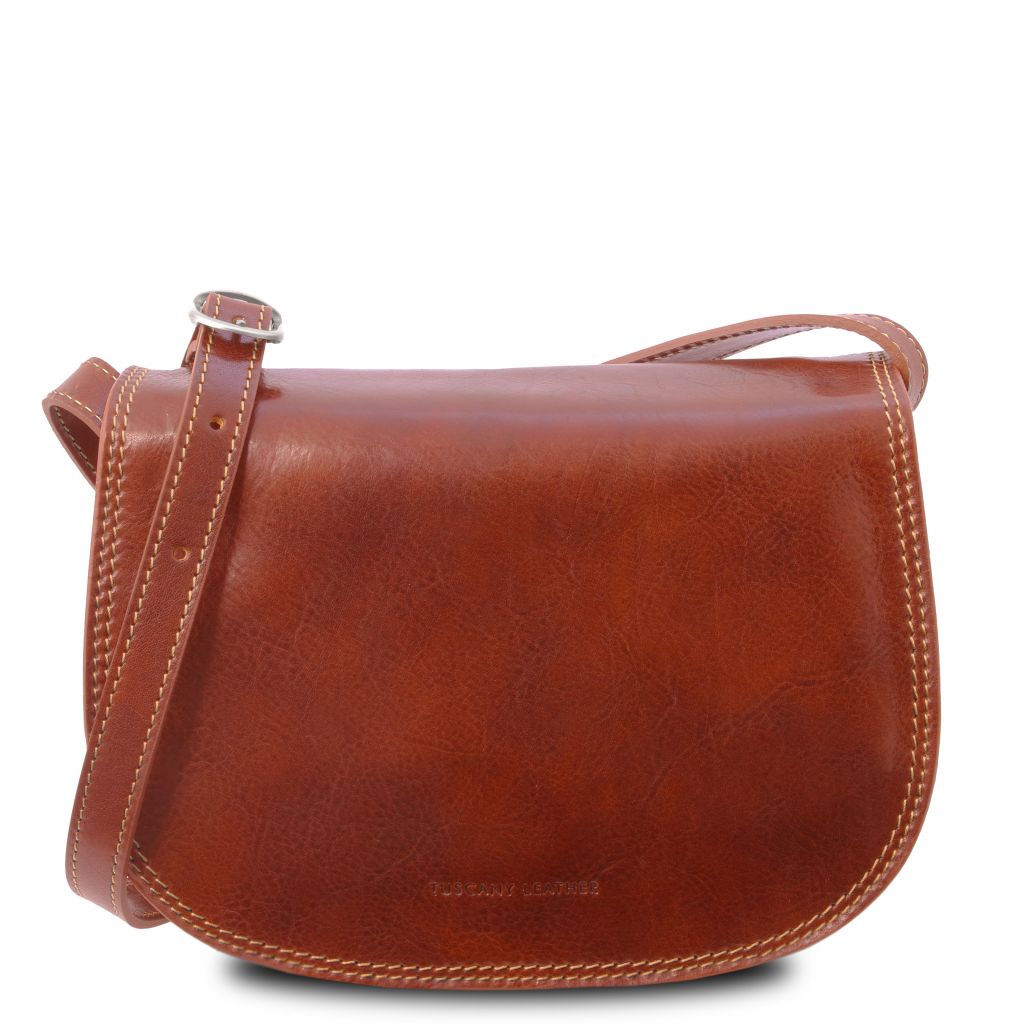 Tuscany Leather Isabella Axelremsväska #Färg_Honung