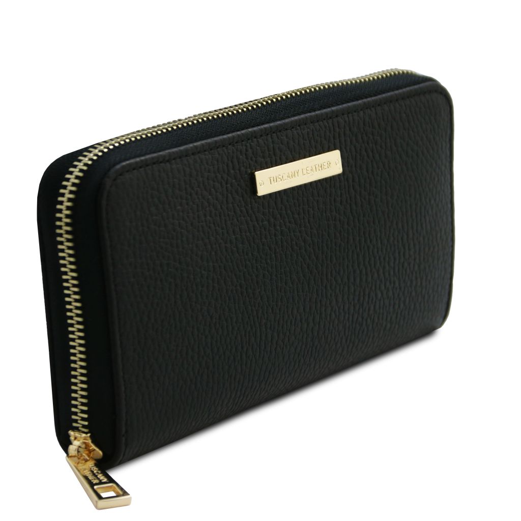 Tuscany Leather Eris Plånbok #Färg_Svart