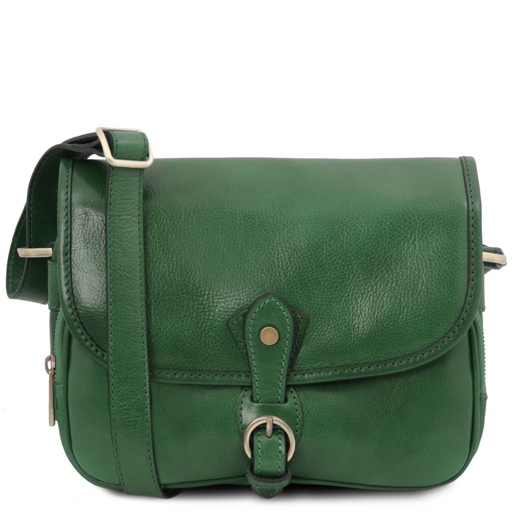 Tuscany Leather Alessia Axelremsväska #Färg_Skogsgrön