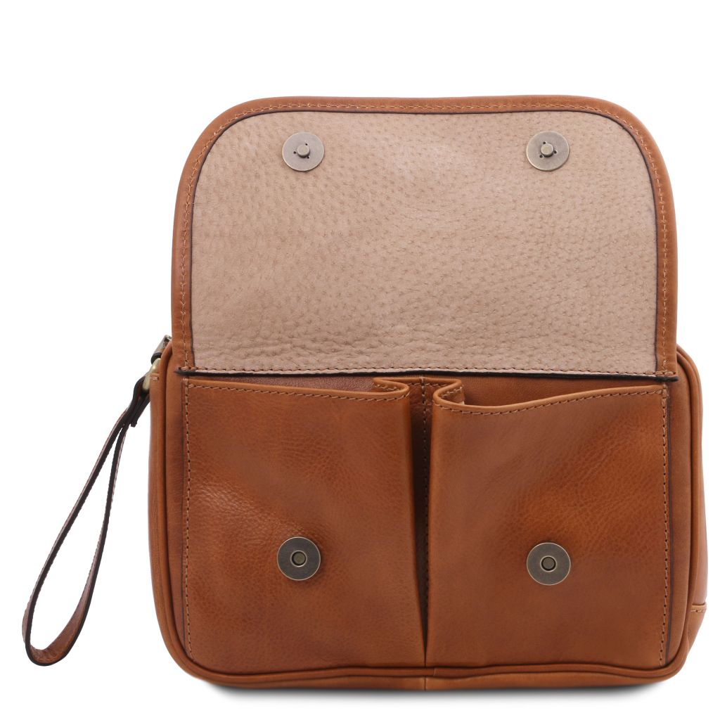 Tuscany Leather Ivan Handväska #Färg_Cognac