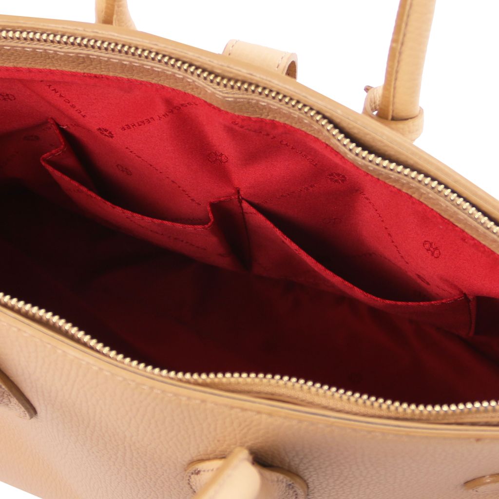 Tuscany Leather TL Bag Handväska #Färg_Champagne