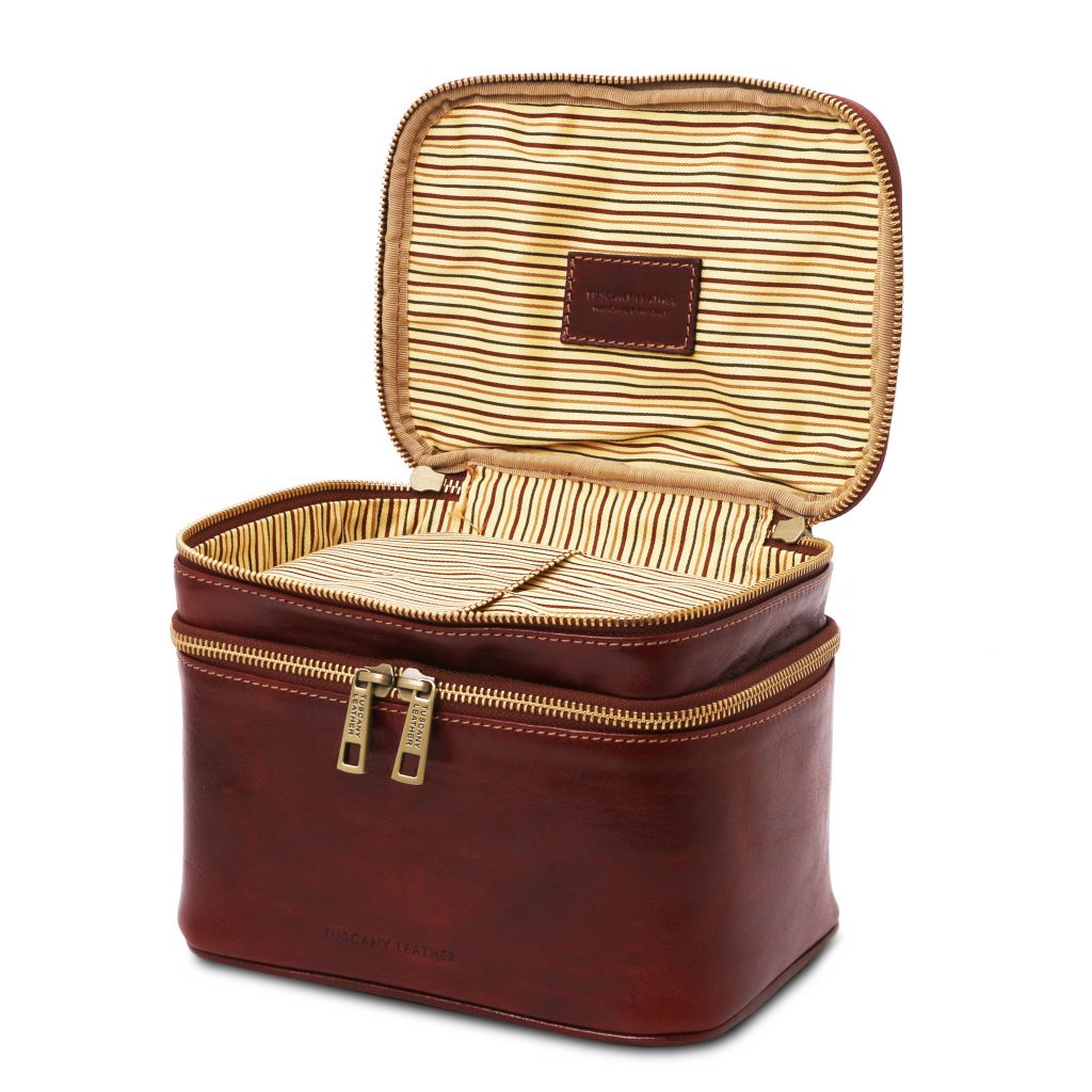 Tuscany Leather Eliot Necessär #Färg_Brun