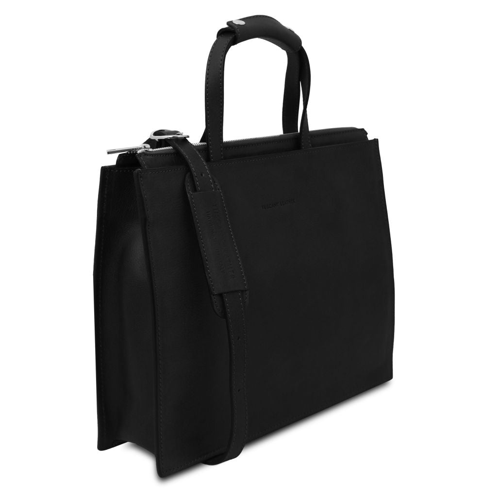 Tuscany Leather Palermo Datorväska #Färg_Svart