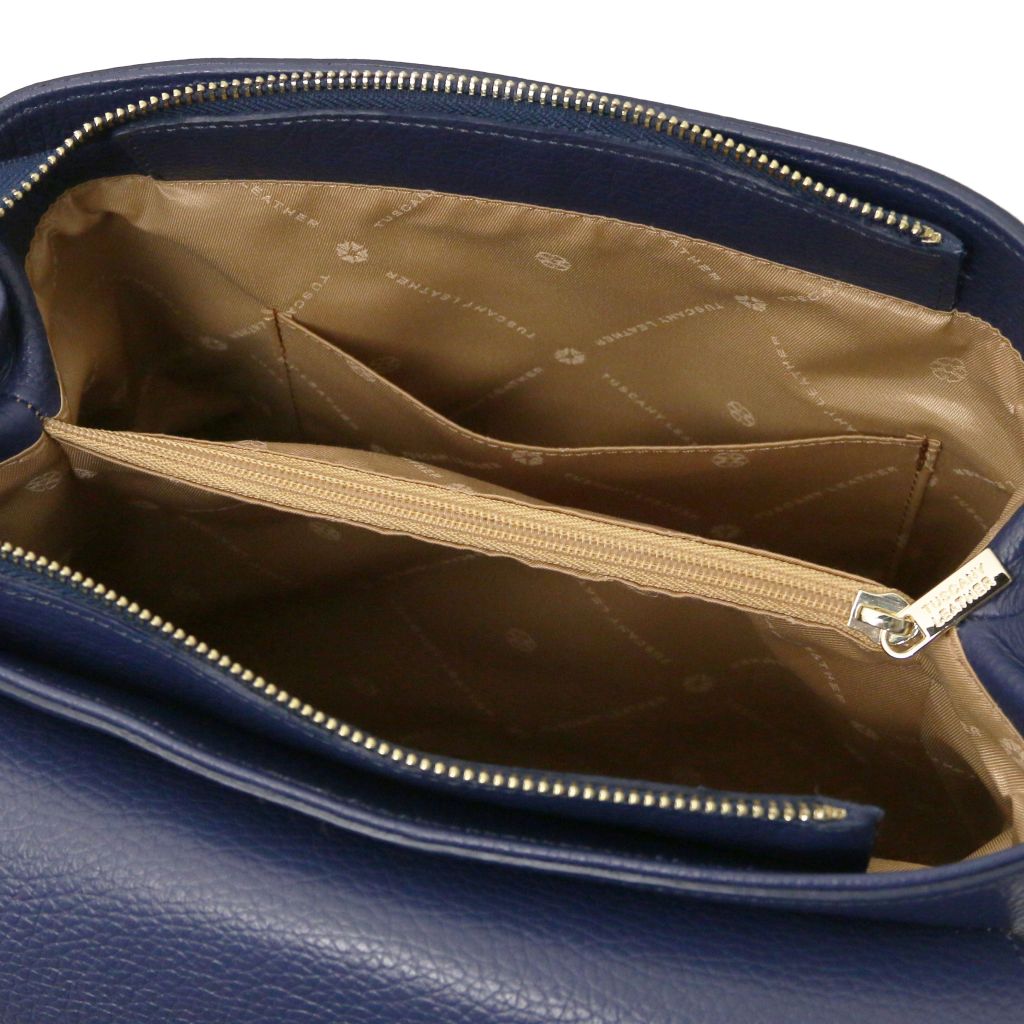 Tuscany Leather Silene Handväska #Färg_Mörkblå