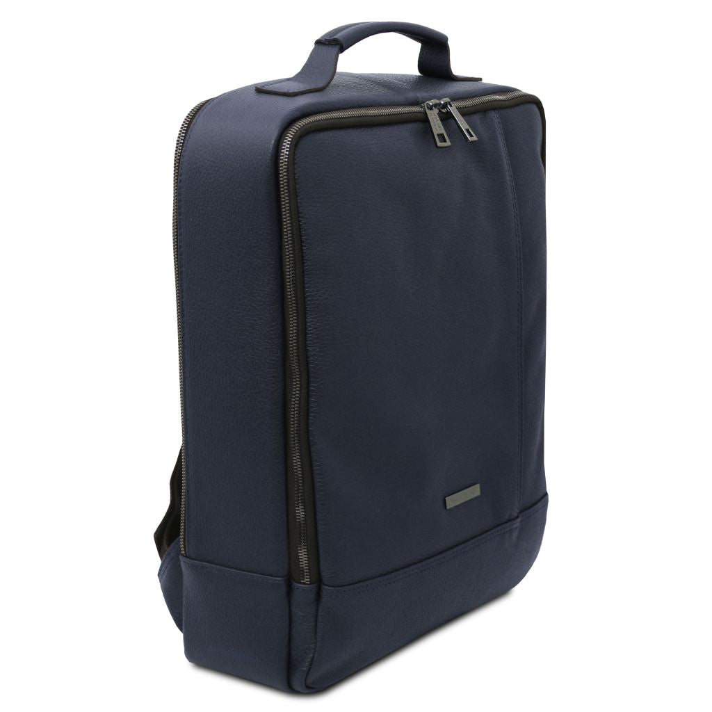 Tuscany Leather Brooklyn Datorryggsäck #Färg_Mörkblå