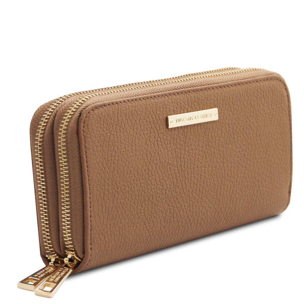 Tuscany Leather Mira Plånbok #Färg_Taupe