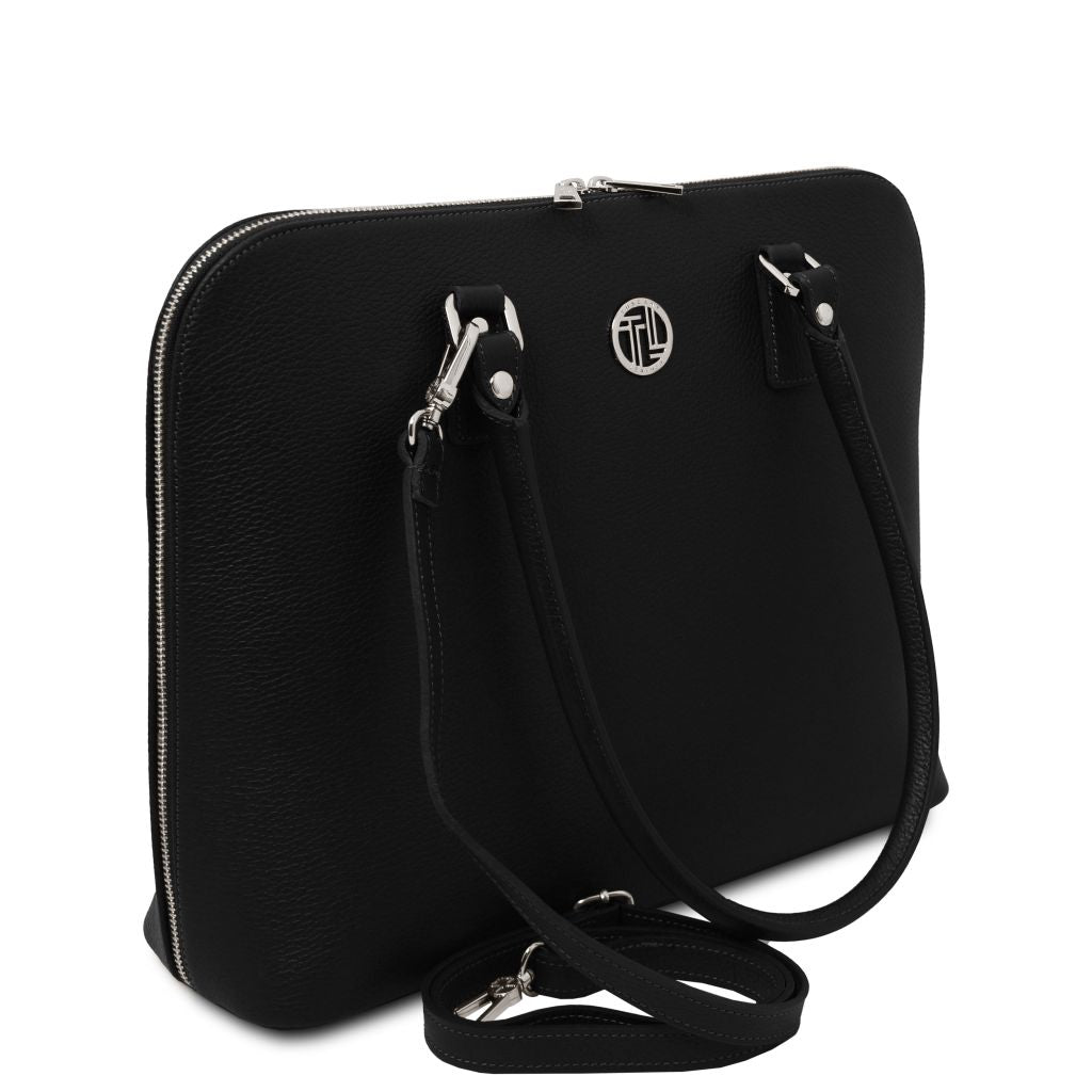 Tuscany Leather Magnolia Handväska #Färg_Svart