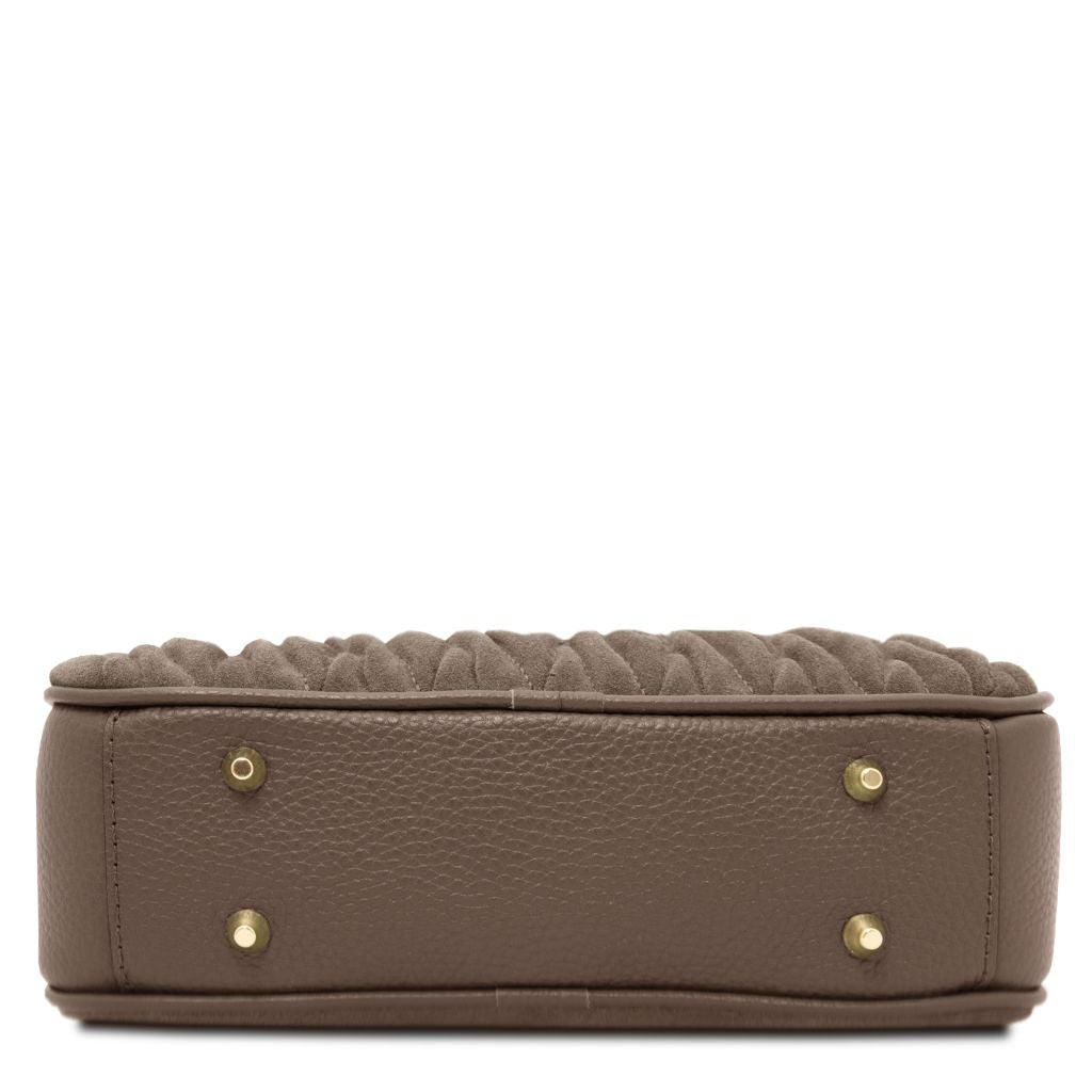 Tuscany Leather Chantilly Axelremsväska #Färg_Taupe