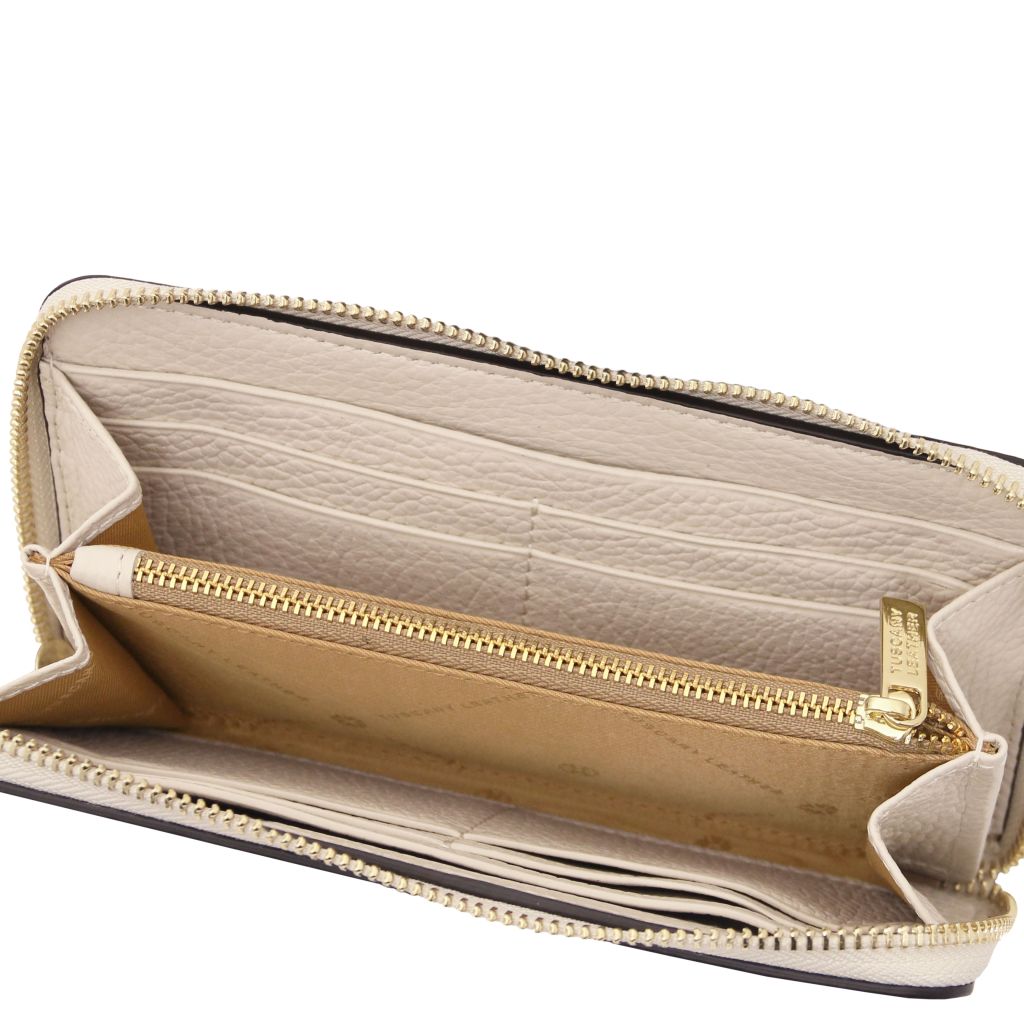 Tuscany Leather Financier Plånbok #Färg_Beige
