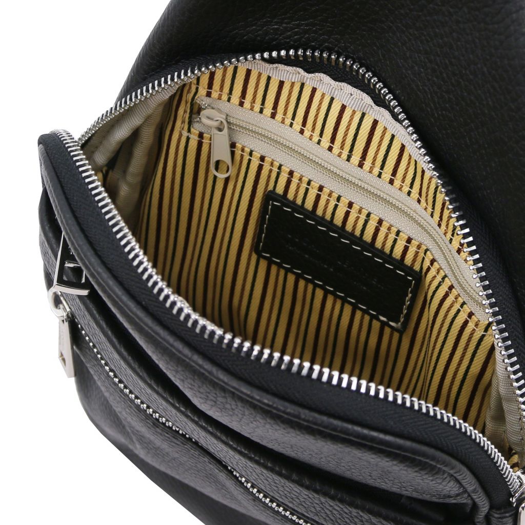 Tuscany Leather Albert Slingväska #Färg_Svart