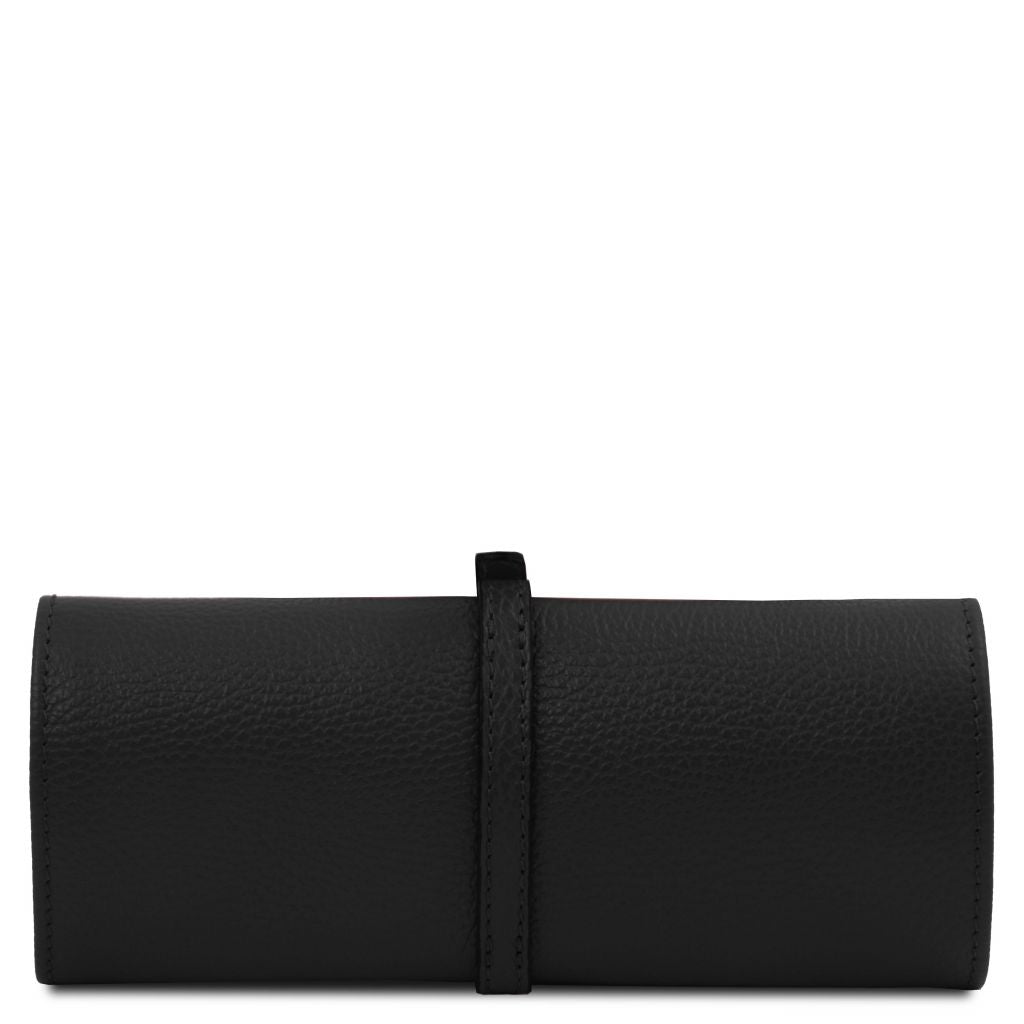 Tuscany Leather Soft Leather Jewellery Case Smyckesförvaring #Färg_Svart