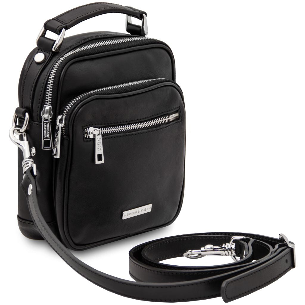 Tuscany Leather Paul Axelremsväska #Färg_Svart