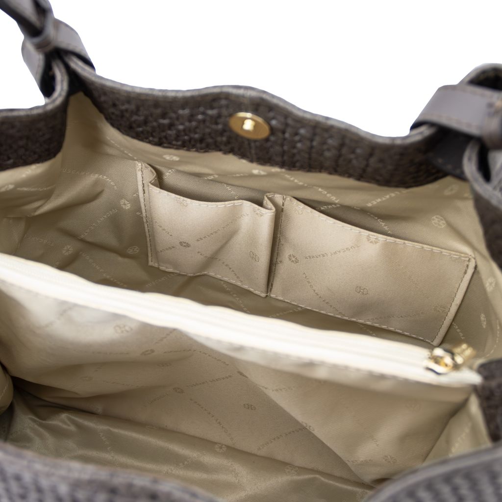 Tuscany Leather TL KeyLuck Handväska #Färg_Mörkbrun