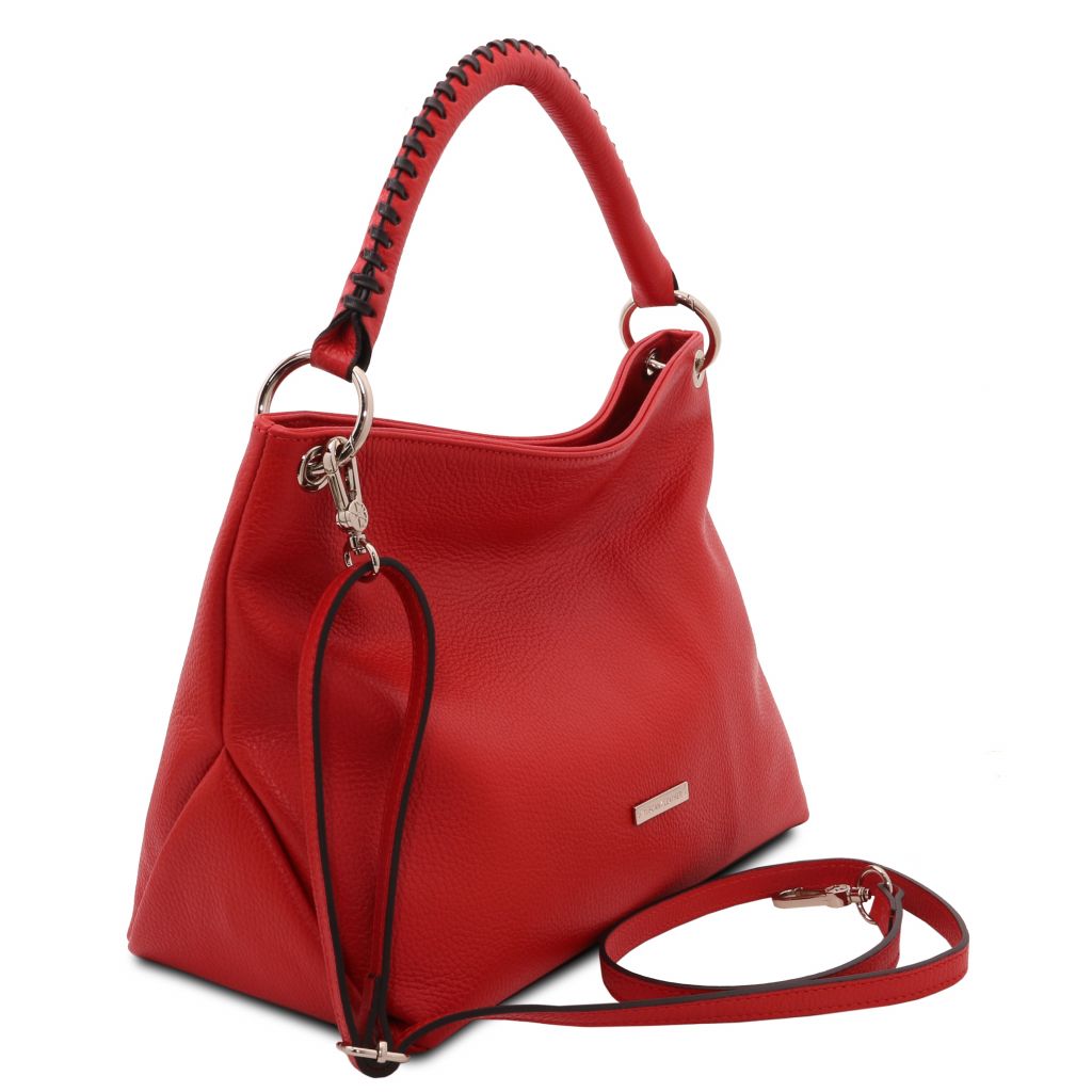 Tuscany Leather TL Bag Handväska #Färg_Läppstift Rött