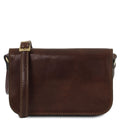 Tuscany Leather Carmen Axelremsväska #Färg_Mörkbrun
