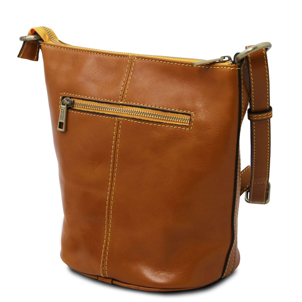 Tuscany Leather Giusi Axelremsväska #Färg_Gul