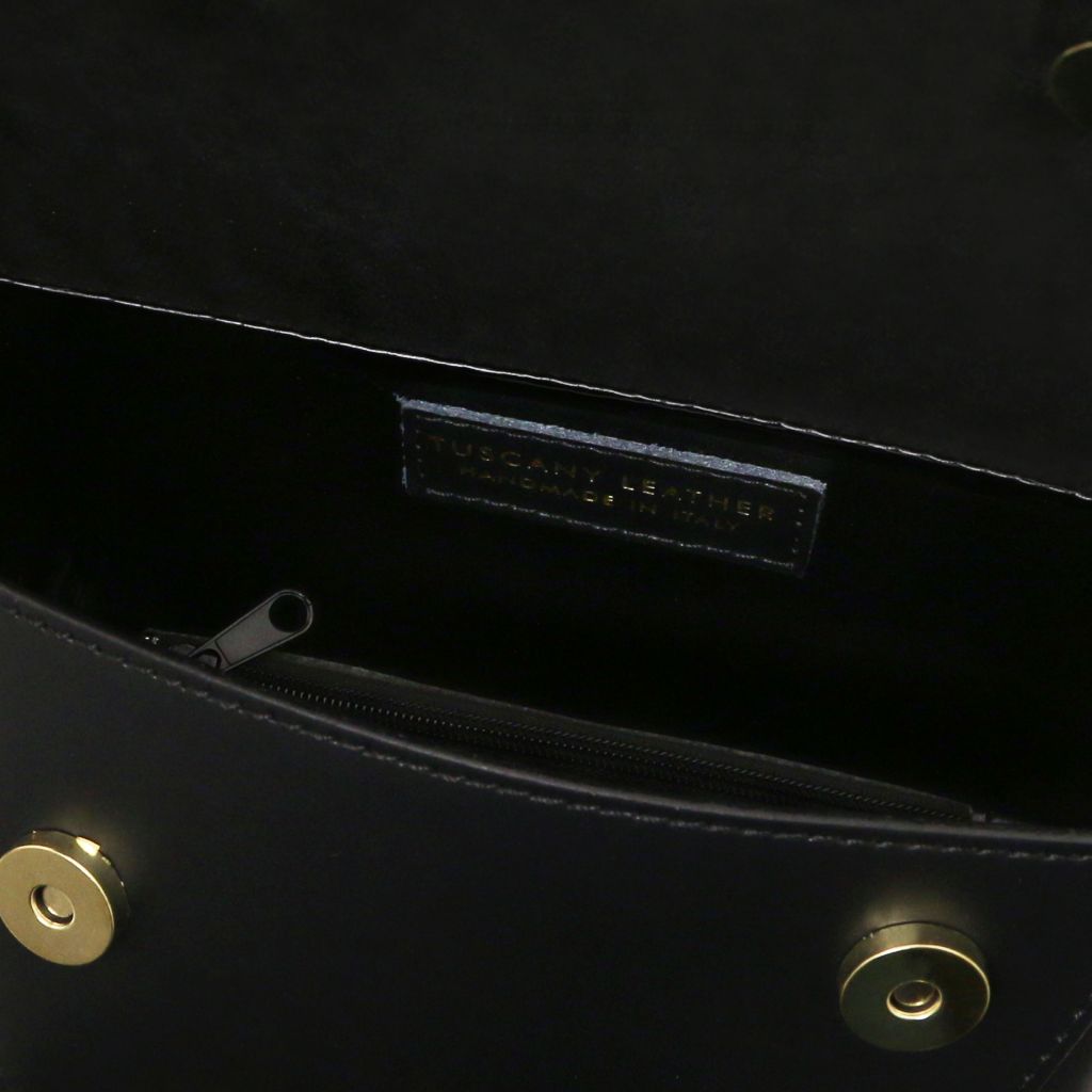 Tuscany Leather TL Bag Axelremsväska #Färg_Svart