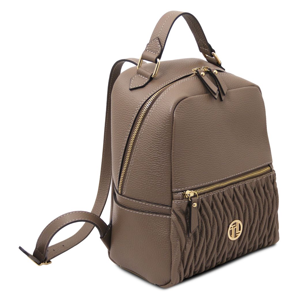 Tuscany Leather Chantilly Ryggsäck #Färg_Taupe