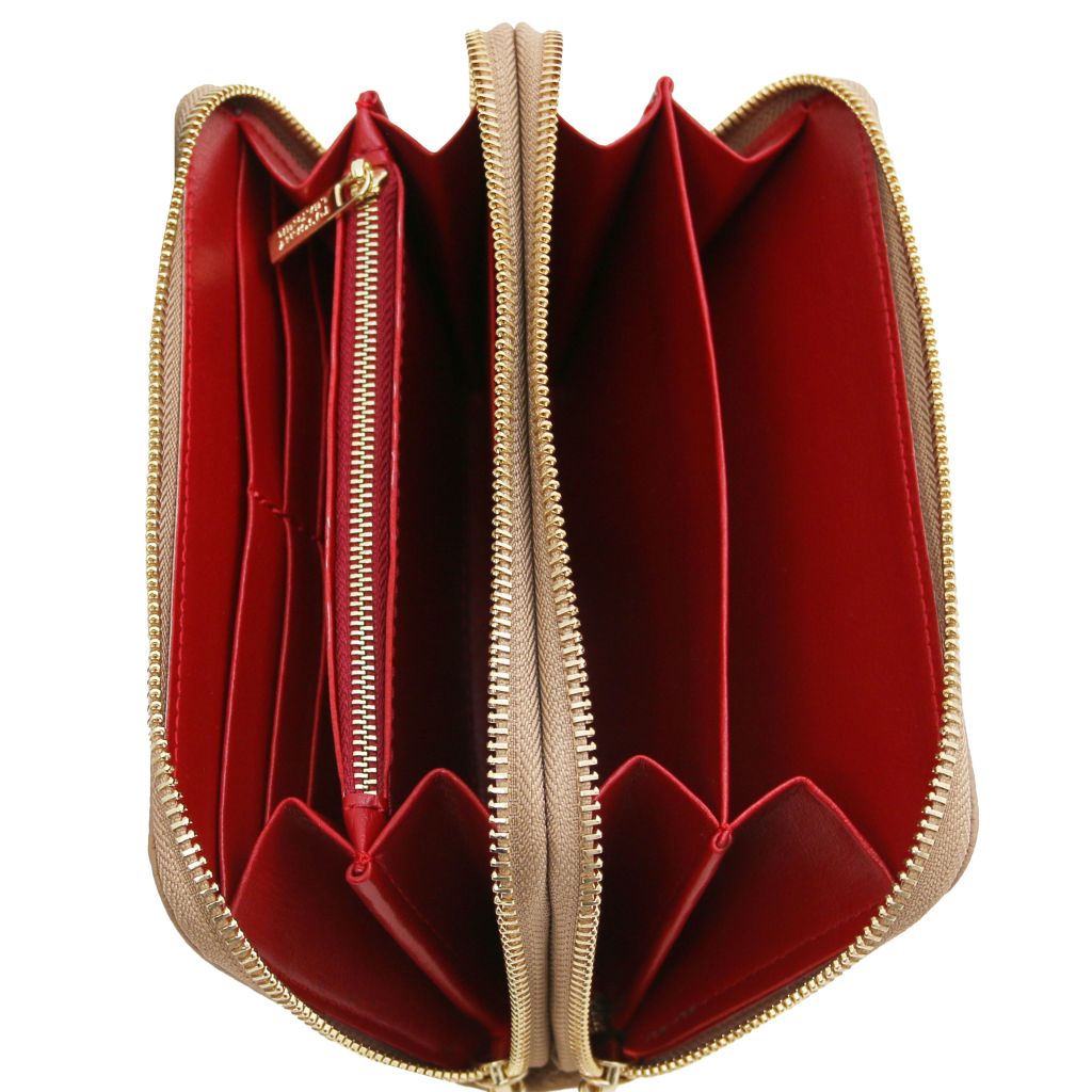 Tuscany Leather Mira Plånbok #Färg_Taupe