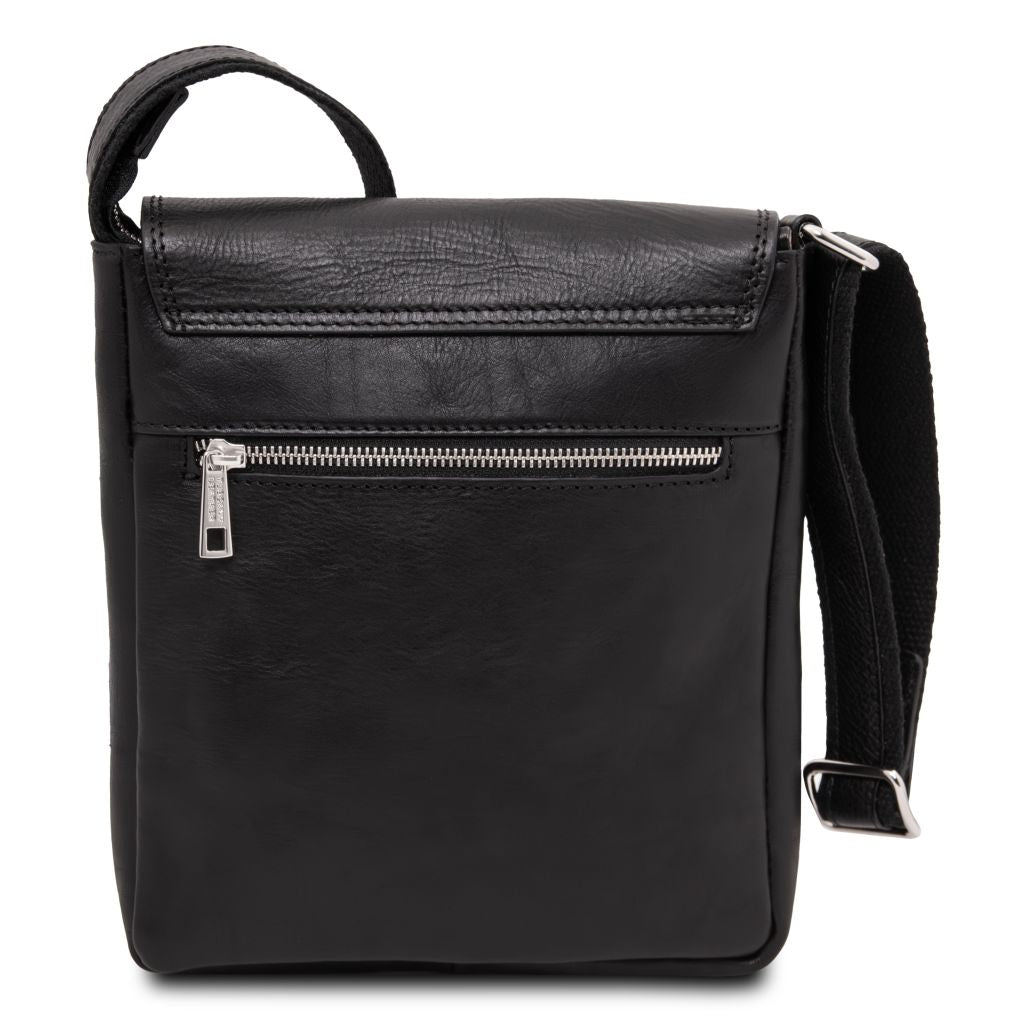 Tuscany Leather Jimmy Axelremsväska #Färg_Svart