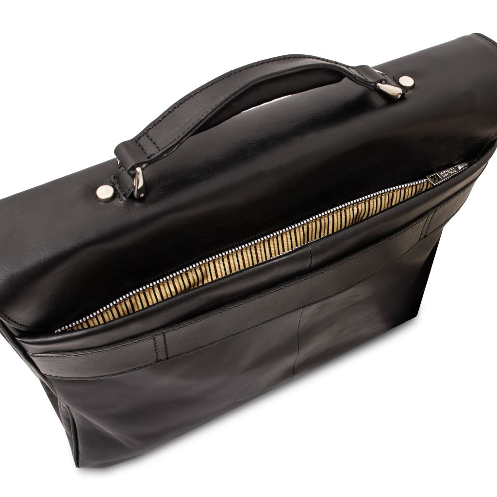 Tuscany Leather Alessandria Datorväska #Färg_Mörkbrun