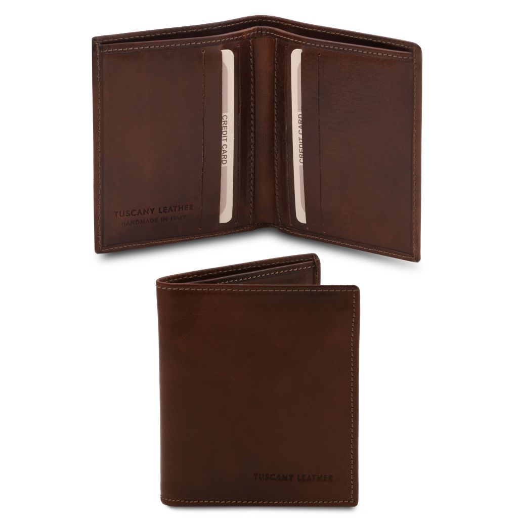 Tuscany Leather Exclusive 2 Plånbok #Färg_Mörkbrun