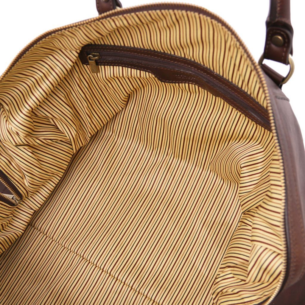Tuscany Leather Oslo Weekendväska #Färg_Mörkbrun