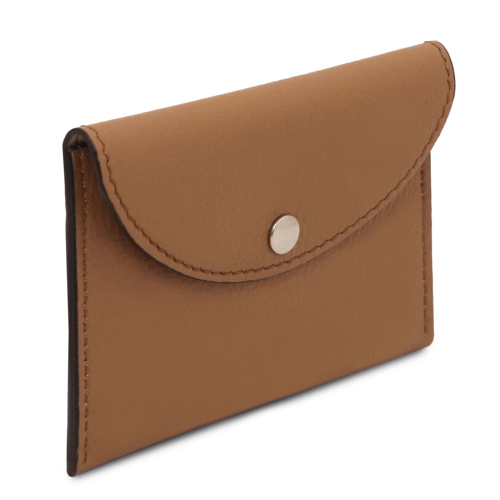 Tuscany Leather Leather Business Card Korthållare #Färg_Cognac